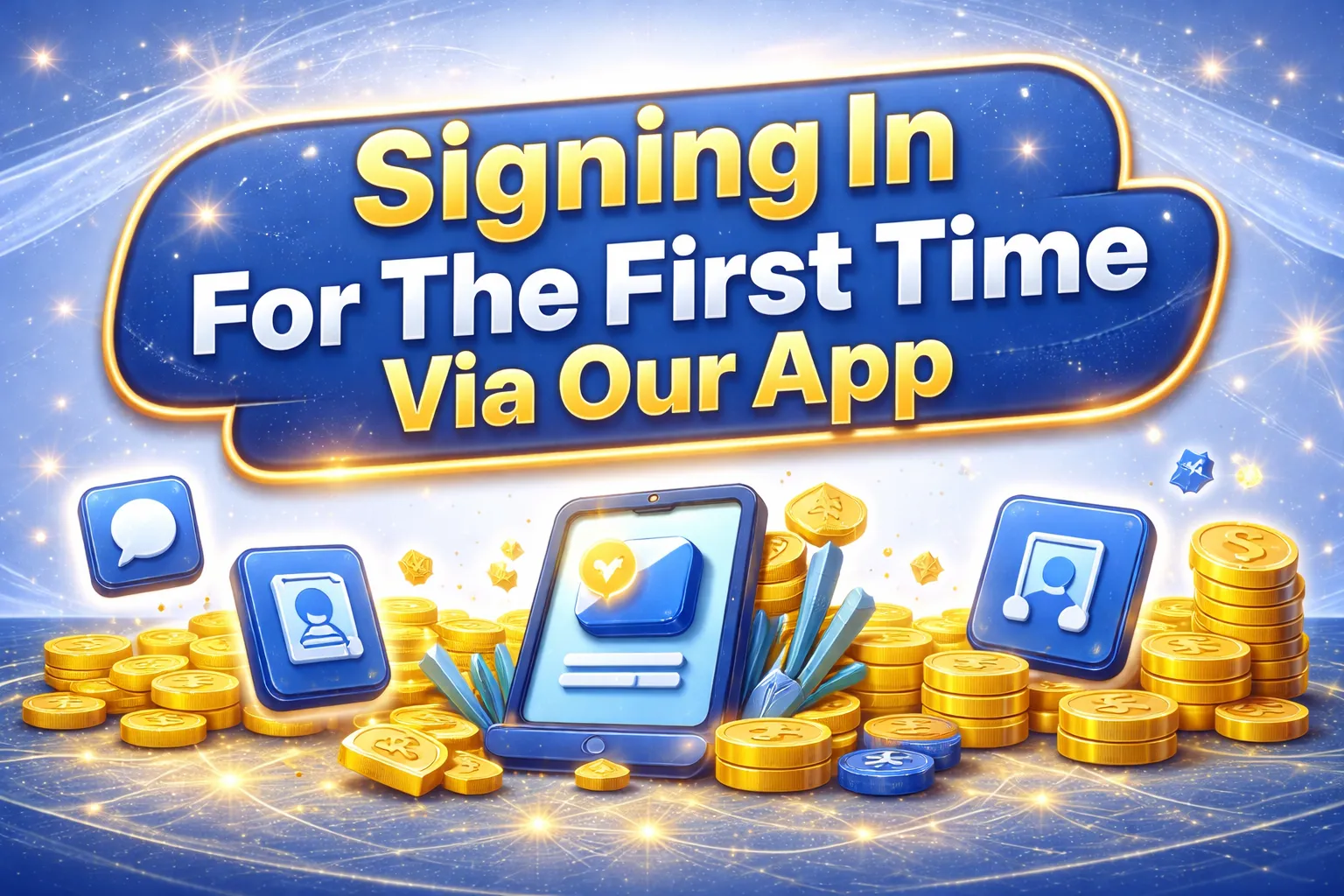 Signing In For The First Time Via Our App